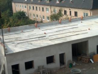 Dachneubau - Garage - Ultrahochleistungsbeton von Nanocement